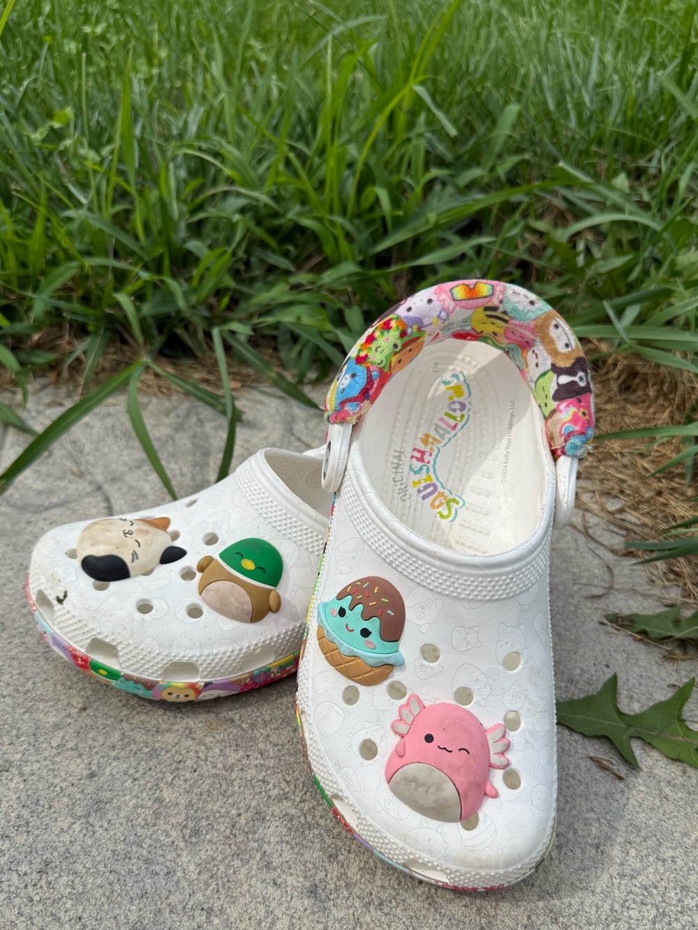 Crocs Squishmallow Classic Clog Slip On Shoes kids size 3 super cute